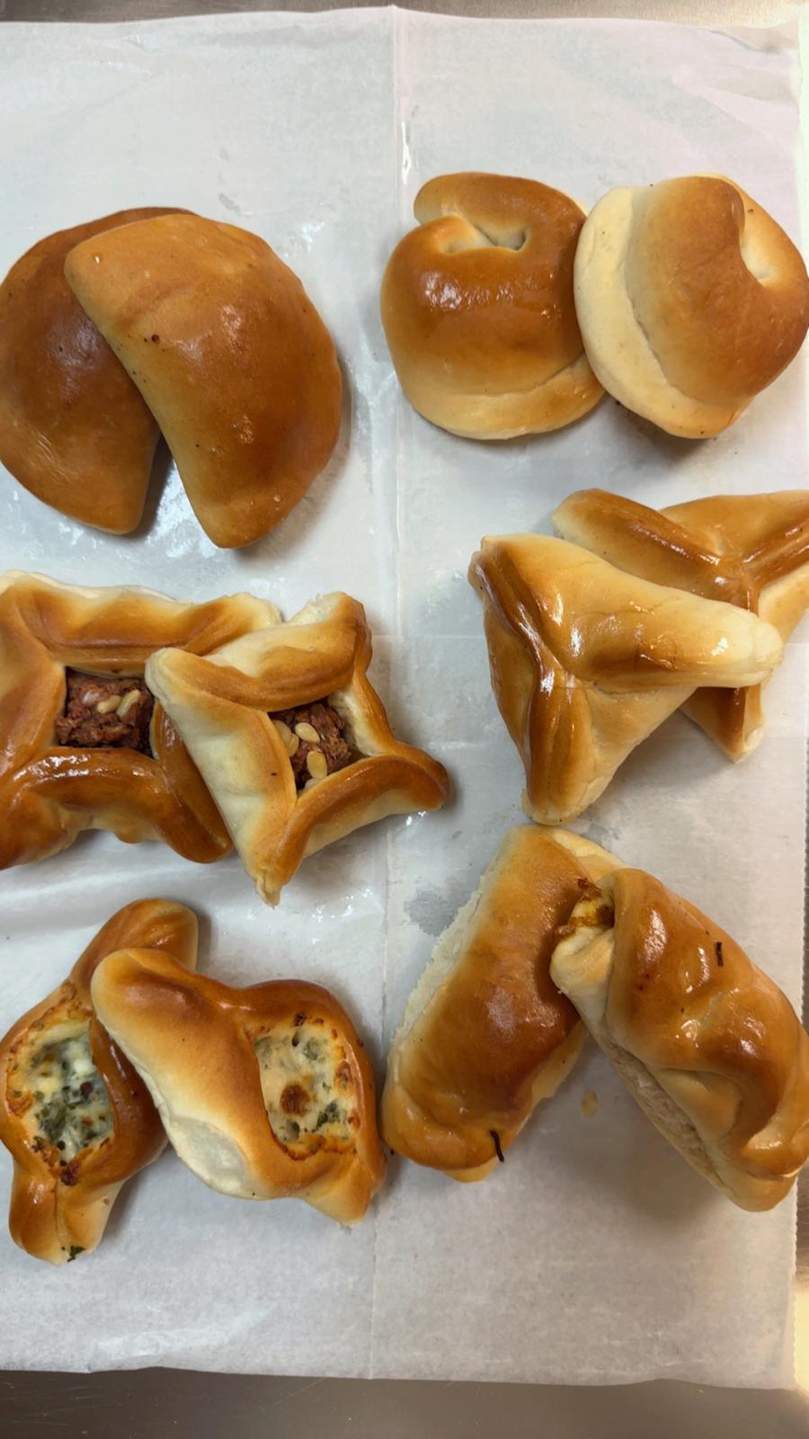 Assorted fresh Lebanese bakery pies